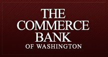 The Commerce Bank of Washington - Home Page